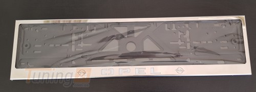 GIB Рамка номерного знака c надписью Opel Рамка под номер с логотипом Опель на Opel CROSSLAND X 2017+ - Картинка 2