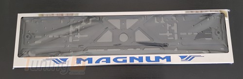 GIB Рамка номерного знака c надписью Magnum Рамка под номер с логотипом Магнум на Renault MAGNUM 2001-2005 - Картинка 2