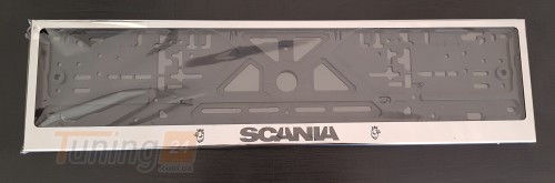 GIB Рамка номерного знака c надписью Scania Рамка под номер с логотипом Скания на Scania OmniLine - Картинка 4