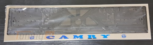 GIB Рамка номерного знака c надписью CAMRY Рамка под номер с логотипом Кемри на Toyota CAMRY XV10 1991-1996 - Картинка 1