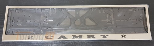 GIB Рамка номерного знака c надписью CAMRY Рамка под номер с логотипом Кемри на Toyota CAMRY XV10 1991-1996 - Картинка 2