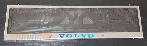 GIB Рамка номерного знака c надписью Volvo Рамка под номер с логотипом Вольво на Volvo 440/460 1988-1994 - Картинка 2