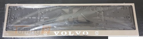 GIB Рамка номерного знака c надписью Volvo Рамка под номер с логотипом Вольво на Volvo 740/760/780 1982-1992 - Картинка 3