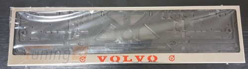 GIB Рамка номерного знака c надписью Volvo Рамка под номер с логотипом Вольво на Volvo 740/760/780 1982-1992 - Картинка 4