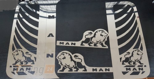 GIB Комплект декоративных накладки на стойки и ручки на MAN TGX - Картинка 1