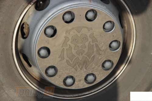 GIB Накладка на колесные диски нержавейка без логотипа для MAN TGA/TGM 2002-2007 - Картинка 1