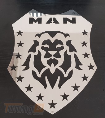 GIB Хром накладка Логотип Универсальный нержавейка на MAN TGE 2017+ (TIR) - Картинка 1