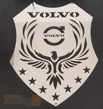 GIB Хром накладка Логотип Универсальный нержавейка герб на VOLVO FH-12 2002-2012 - Картинка 1