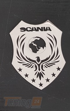 GIB Декоративная накладка логотипы хром эмблема универсальная на Scania Interlink - Картинка 1