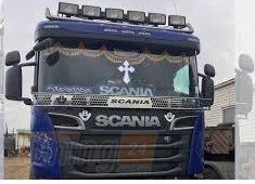 GIB Декоративная хром накладка балкон лобового стекла на Scania S - Картинка 1