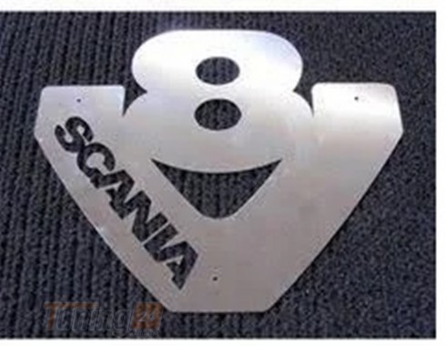 GIB Декоративная накладка логотипы хром эмблема универсальная на Scania G - Картинка 1