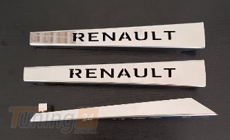GIB Декоративные хром накладки на дворники для Renault MAGNUM 2006-2013 - Картинка 1