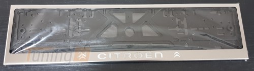 GIB Рамка номерного знака c надписью Citroen Рамка под номер с логотипом на Citroën C3 AIRCROSS 2018+ - Картинка 3