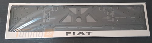 GIB Рамка номерного знака c надписью Fiat Рамка под номер с логотипом на Fiat 500L 2012+ - Картинка 1