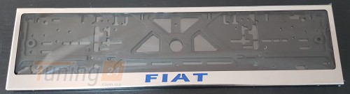 GIB Рамка номерного знака c надписью Fiat Рамка под номер с логотипом на Fiat 500X 2014+ - Картинка 4
