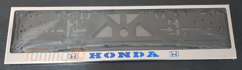 GIB Рамка номерного знака c надписью Honda Рамка под номер с логотипом на Honda ACCORD 10 2018+ - Картинка 2