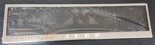 GIB Рамка номерного знака c надписью Jeep Рамка под номер с логотипом на Jeep COMPASS 2006-2016 - Картинка 4