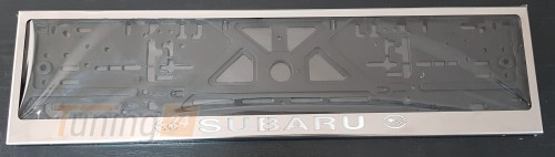 GIB Рамка номерного знака c надписью Subaru Рамка под номер с логотипом на Subaru BAJA 2002-2006 - Картинка 4
