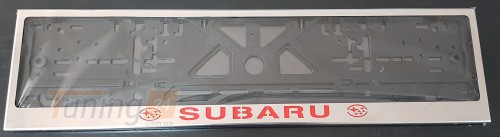 GIB Рамка номерного знака c надписью Subaru Рамка под номер с логотипом на Subaru IMPREZA 1992-2000 - Картинка 3