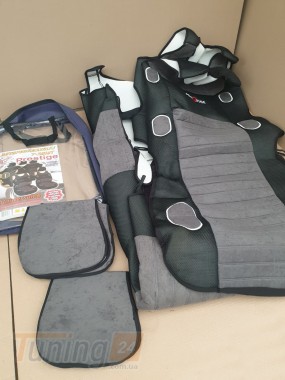 Prestige Серые накидки на передние и задние сидения для Chery M11/M12 (A3) 2008-2015 - Картинка 2