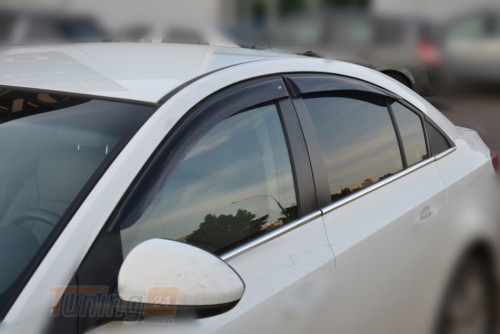 CT Cobra-Tuning Ветровики Chevrolet CRUZE Sedan 2012-2015 - Картинка 1