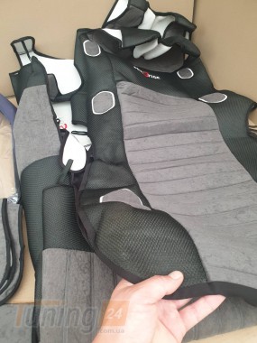 Prestige Серые накидки на передние и задние сидения для Lifan X70 2018+ - Картинка 3