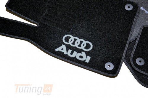 AVTM Ворсовые коврики в салон AVTM для Audi A6 С6 седан 2006-2011 2,7D;3,0D; 2,4І Чёрные 5шт - Картинка 5