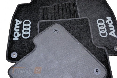 AVTM Ворсовые коврики в салон AVTM для Audi A6 4G/C7 седан 2011-2014 Чёрные 5шт - Картинка 5