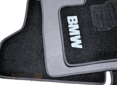 AVTM Ворсовые коврики в салон AVTM для BMW X5 E70 кроссовер/внедорожник 2007-2013 Чёрные кт. 5шт - Картинка 6