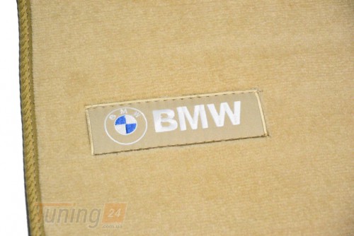 AVTM Ворсовые коврики в салон AVTM для BMW X5 E70 кроссовер/внедорожник 2007-2013 Бежевые Premium - Картинка 6