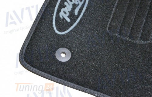 AVTM Ворсовые коврики в салон AVTM для Ford Kuga кроссовер/внедорожник 2008-2011 Чёрные,овал.крепл 5ш - Картинка 4