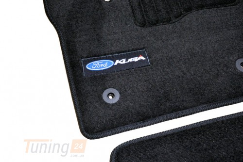 AVTM Ворсовые коврики в салон AVTM для Ford Kuga кроссовер/внедорожник 2013-2019 Чёрные Premium - Картинка 6