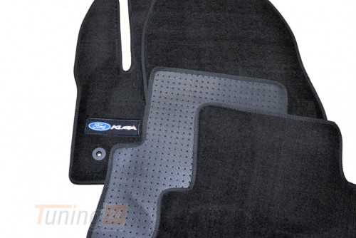 AVTM Ворсовые коврики в салон AVTM для Ford ESCAPE кроссовер/внедорожник 2013-2019 Чёрные Premium - Картинка 6