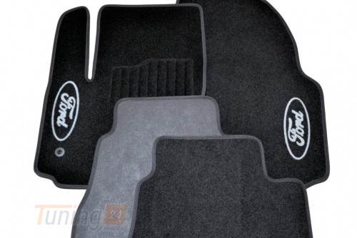 AVTM Ворсовые коврики в салон AVTM для Ford Mondeo универсал 2007-2014 Чёрные - Картинка 6