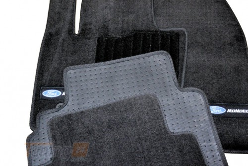 AVTM Ворсовые коврики в салон AVTM для Ford Mondeo хэтчбек 5дв. 2014-2021 Чёрные, Premium - Картинка 6
