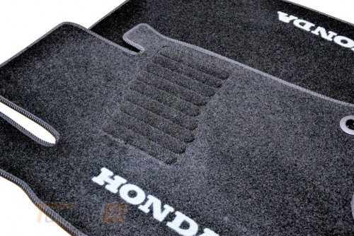 AVTM Ворсовые коврики в салон AVTM для Honda Accord седан 2012-2018 Чёрные, 5шт - Картинка 5