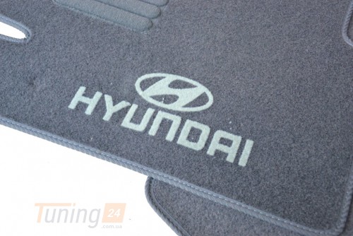 AVTM Ворсовые коврики в салон AVTM для Hyundai SONATA 5 седан 2004-2009 Серые, кт. 5шт - Картинка 5