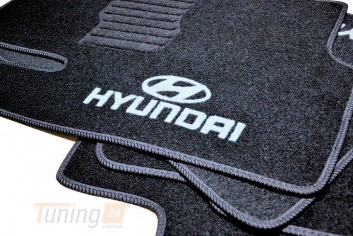 AVTM Ворсовые коврики в салон AVTM для Hyundai SONATA 5 седан 2004-2009 Черные, кт. 5шт - Картинка 5