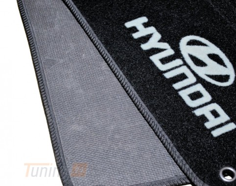 AVTM Ворсовые коврики в салон AVTM для Hyundai IX35 кроссовер/внедорожник 2010-2013 Чёрные, кт. 5шт - Картинка 6