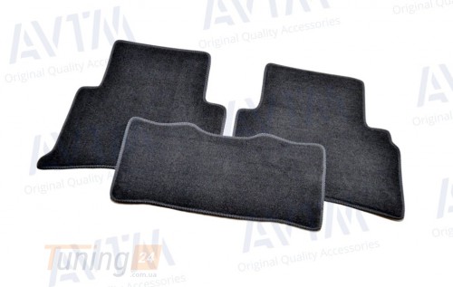 AVTM Ворсовые коврики в салон AVTM для Hyundai TUCSON кроссовер/внедорожник 2015-2021 Чёрные, Premium - Картинка 4