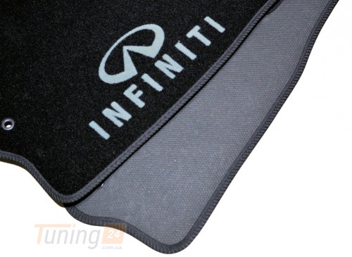 AVTM Ворсовые коврики в салон AVTM для Infiniti FX35 (QX70) кроссовер/внедорожник 2013+ Чёрные, кт. 3 - Картинка 6