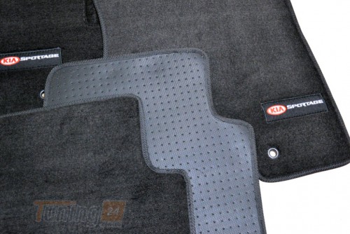 AVTM Ворсовые коврики в салон AVTM для Kia Sportage кроссовер/внедорожник 2015-2021 Чёрные Premium - Картинка 5