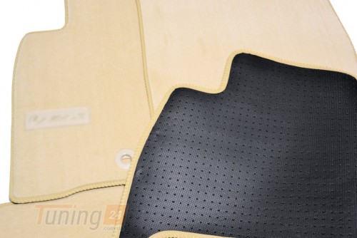 AVTM Ворсовые коврики в салон AVTM для Lexus LХ570 кроссовер/внедорожник 2012-2015 Бежевые Premium - Картинка 6