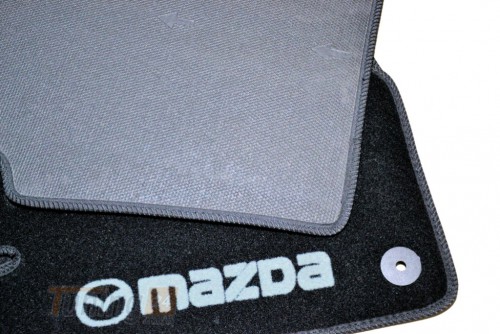 AVTM Ворсовые коврики в салон AVTM для Mazda 6 седан 2012-2021 Чёрные, кт. 5шт - Картинка 6