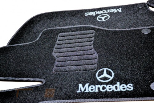 AVTM Ворсовые коврики в салон AVTM для Mercedes-benz GL X164 внедорожник 2006+ 5 мест Чёрные, кт. 5шт - Картинка 5