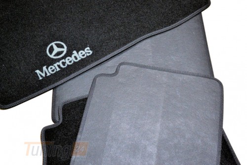 AVTM Ворсовые коврики в салон AVTM для Mercedes-benz S W220 седан 1998-2005 задний привод Чёрные 5шт - Картинка 6