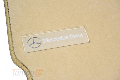 AVTM Ворсовые коврики в салон AVTM для Mercedes-benz S W221 седан Long 2005-2013 Бежевые Premium - Картинка 5