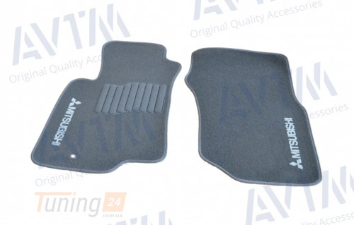 AVTM Ворсовые коврики в салон AVTM для Mitsubishi Lancer седан 2003-2007 Серые 5шт - Картинка 2