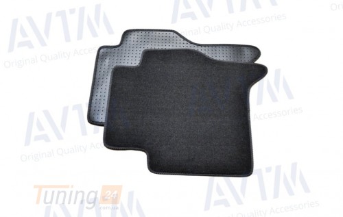 AVTM Ворсовые коврики в салон AVTM для Mitsubishi Pajero IV 2006-2014 5 дв. Чёрные Premium - Картинка 5