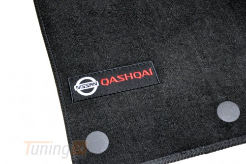 AVTM Ворсовые коврики в салон AVTM для Nissan Qashqai кроссовер/внедорожник 2014-2021 Чёрные, Premium - Картинка 4